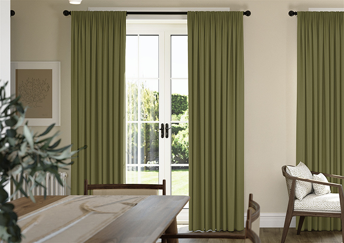 Ascot, Muted Green - Made to Measure Curtains - Image 3